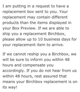 birchbox email