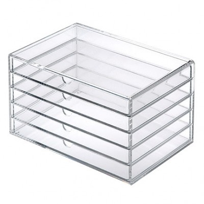 acrylic makeup storage