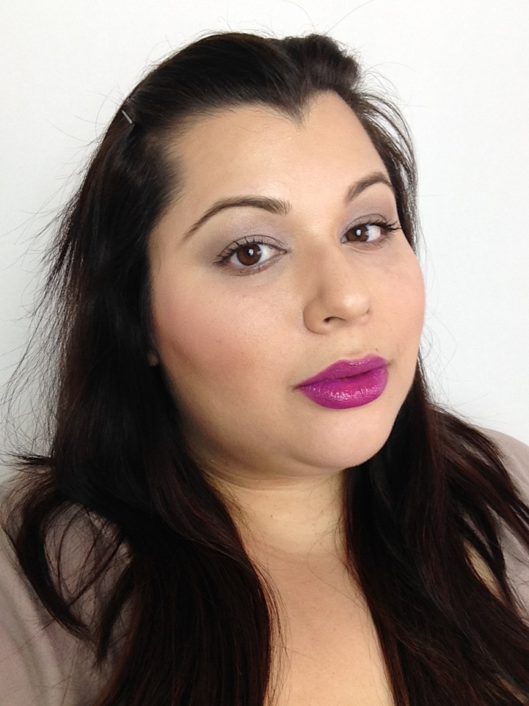 maybelline elixir vision in violet face